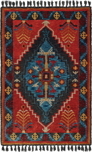 Oriental Weavers Madison 61403 Rust Blue Area Rug main image