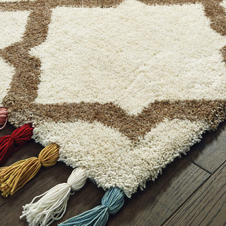 Oriental Weavers Madison 61405 Ivory Tan Area Rug Corner Featured