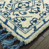 Oriental Weavers Madison 61408 Ivory Blue Area Rug Corner Featured