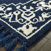 Oriental Weavers Madison 61410 Blue Ivory Area Rug Corner 