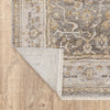 Oriental Weavers Maharaja 040M1 Grey/ Gold Area Rug Backing Image