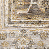Oriental Weavers Maharaja 040M1 Grey/ Gold Area Rug Close-up Image