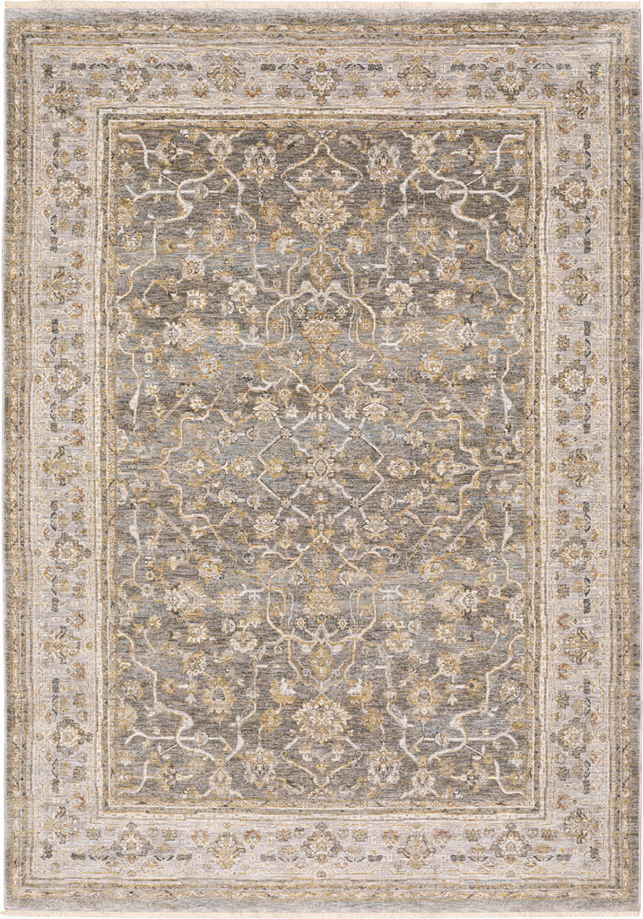 Oriental Weavers Maharaja 040M1 Grey/ Gold Area Rug Main Image