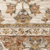 Oriental Weavers Maharaja 5091Q Ivory/ Rust Area Rug Close-up Image
