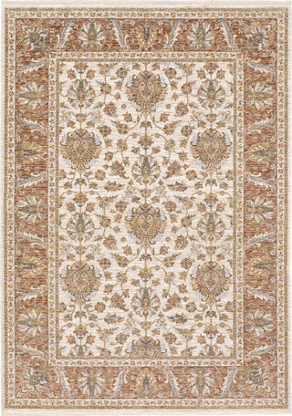 Oriental Weavers Maharaja 5091Q Ivory/ Rust Area Rug Main Image 