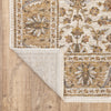 Oriental Weavers Maharaja 5091W Ivory/ Gold Area Rug Backing Image