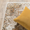 Oriental Weavers Maharaja 661C1 Gold/ Brown Area Rug Corner Featured