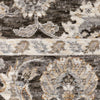 Oriental Weavers Maharaja 070N1 Charcoal/ Ivory Area Rug Close-up Image