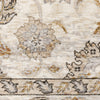 Oriental Weavers Maharaja 070W1 Ivory/ Grey Area Rug Close-up Image