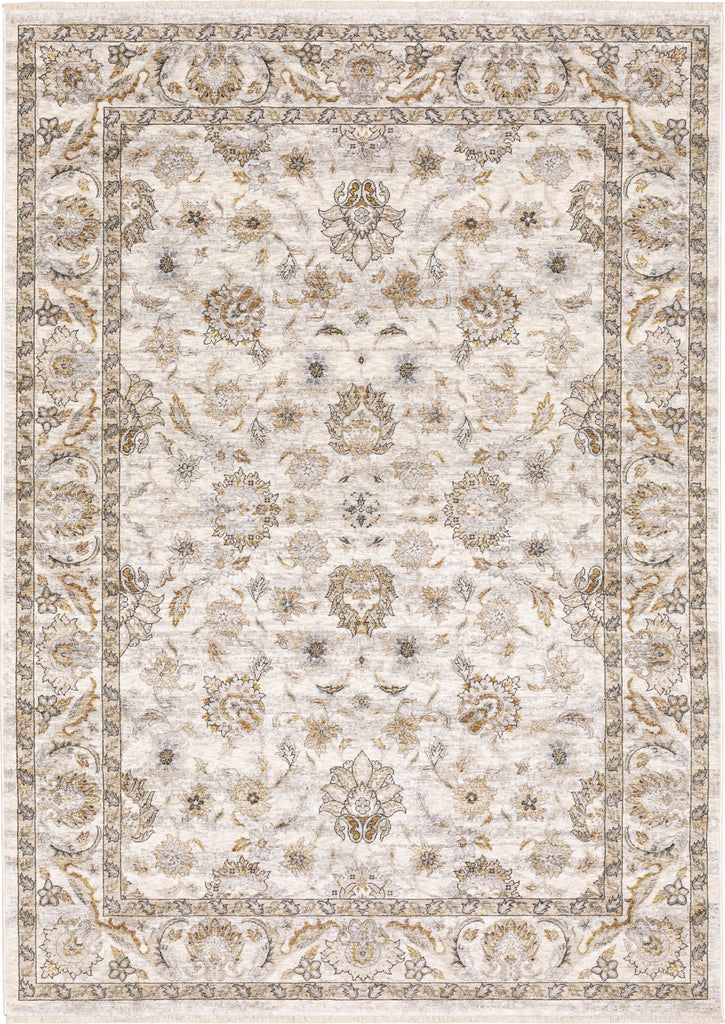 Oriental Weavers Maharaja 070W1 Ivory/ Grey Area Rug Main Image