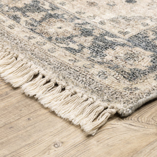 Oriental Weavers Malabar 45302 Beige/ Grey Area Rug Corner Image