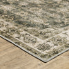 Oriental Weavers Malibu MAL04 Blue/Beige Area Rug Corner Image