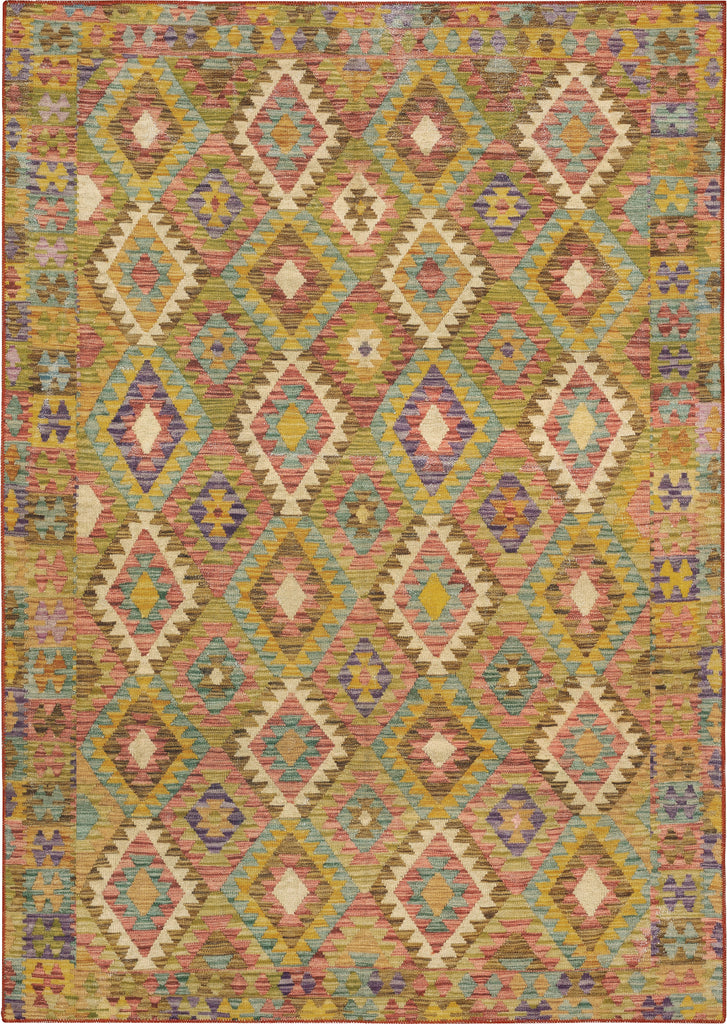 Oriental Weavers Malibu MAL07 Gold/Multi Area Rug main image featured