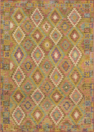 Oriental Weavers Malibu MAL07 Gold/Multi Area Rug main image featured