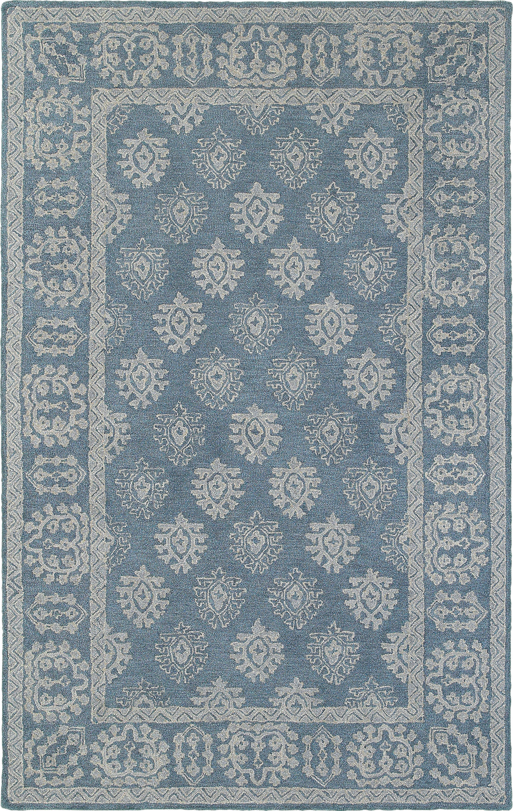 Oriental Weavers Manor 81201 Blue/ Grey Area Rug main image featured 