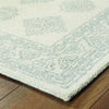Oriental Weavers Manor 81207 Grey/ Beige Area Rug Corner