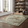 Oriental Weavers Mantra 1901X Grey Ivory Area Rug Lifestyle Image Feature