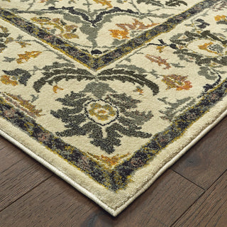 Oriental Weavers Mantra 2060L Ivory Grey Area Rug Corner Image