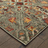 Oriental Weavers Mantra 003X7 Grey Multi Area Rug Corner Image