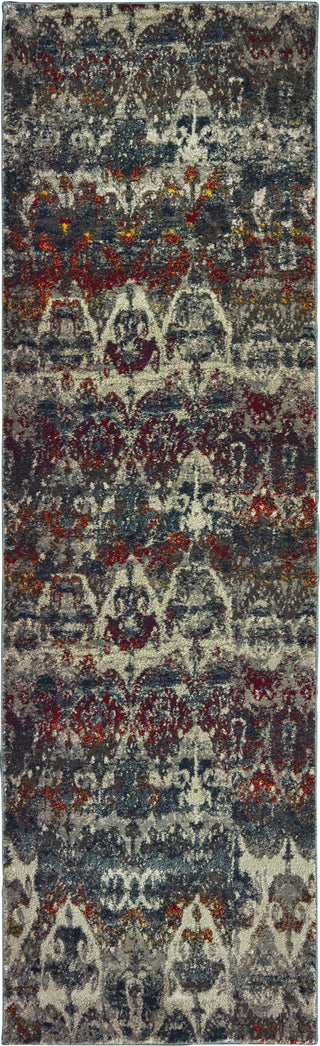 Oriental Weavers Mantra 048V7 Grey Multi Area Rug Runner Image