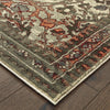 Oriental Weavers Mantra 4929H Ivory Grey Area Rug Corner Image