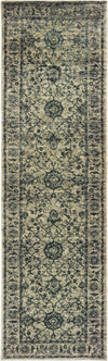 Oriental Weavers Mantra 501L7 Grey Blue Area Rug Runner Image