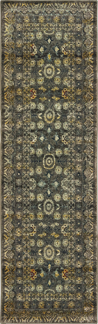 Oriental Weavers Mantra 507N7 Grey Gold Area Rug Runner Image