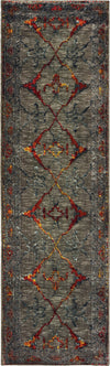 Oriental Weavers Mantra 5502D Grey/Red Area Rug Runner Image