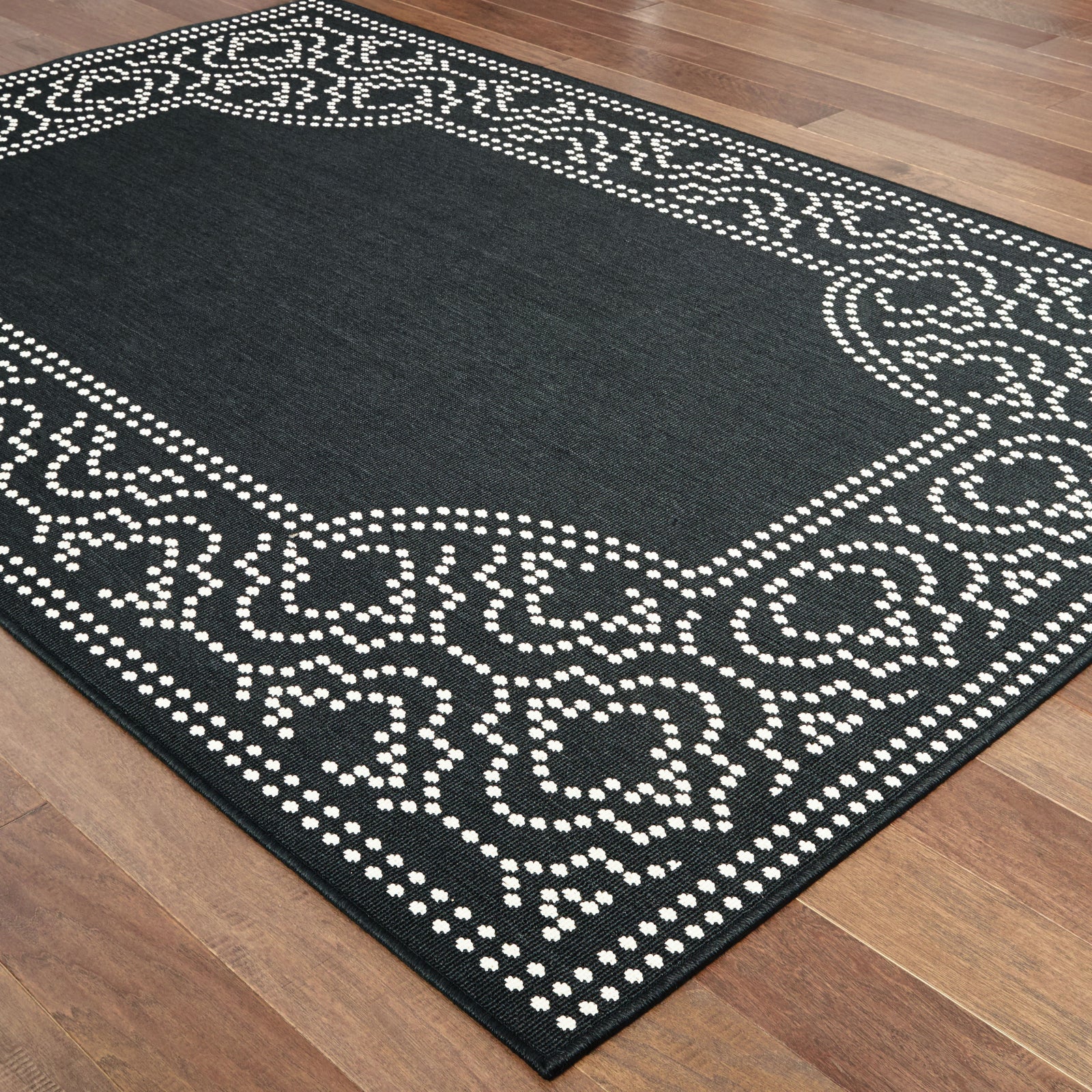 Oriental Weavers Marina 2335K Black/Tan Area Rug – Incredible Rugs and Decor