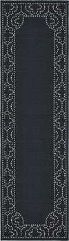 Oriental Weavers Marina 1247K Black/Ivory Area Rug 2'3'' X 7'6'' Runner