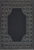 Oriental Weavers Marina 1247K Black/Ivory Area Rug main image featured