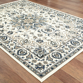 Oriental Weavers Marina 1248W Ivory/Navy Area Rug On Wood