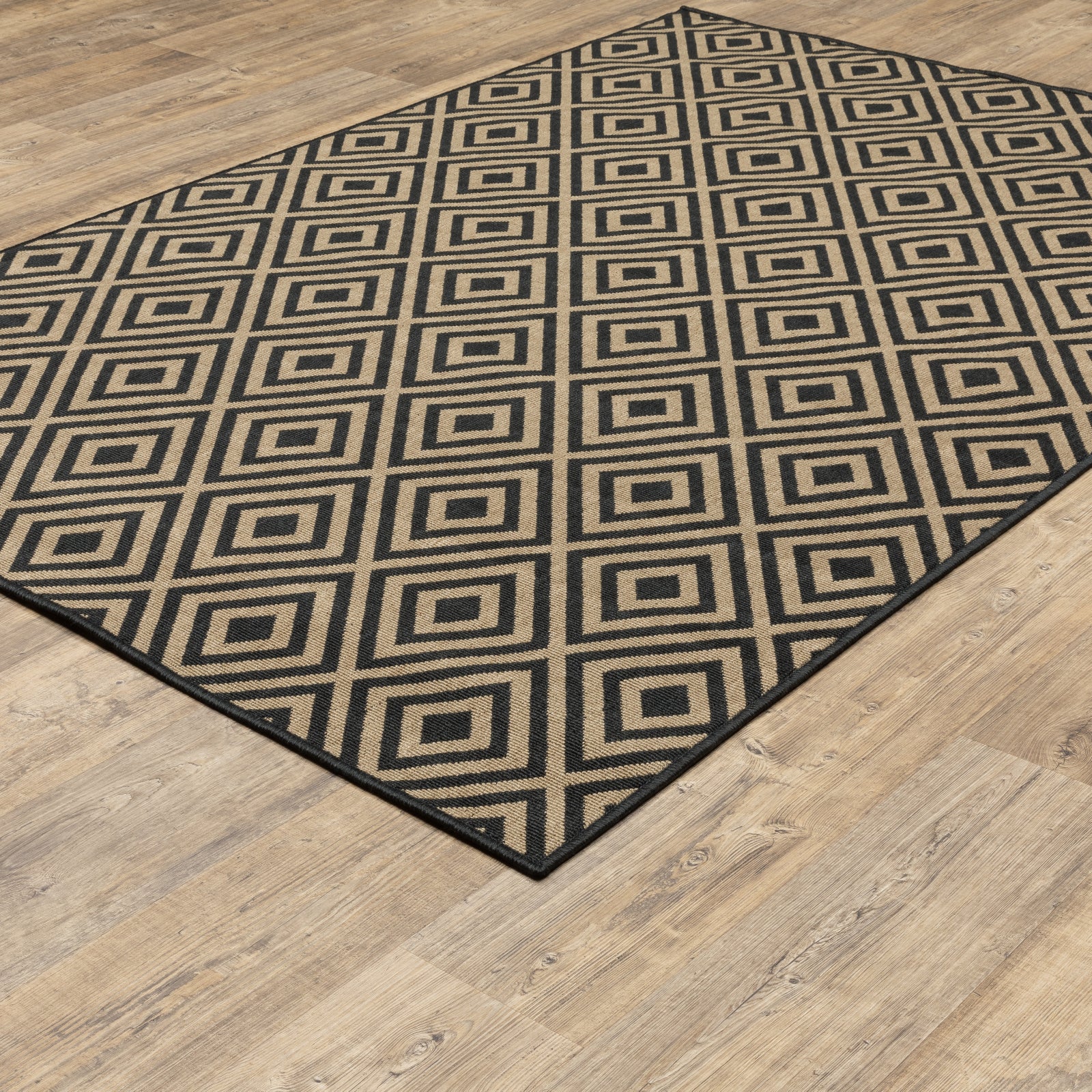 Oriental Weavers Marina 2335K Black/Tan Area Rug – Incredible Rugs 