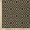 Oriental Weavers Marina 2335K Black/Tan Area Rug Corner Image