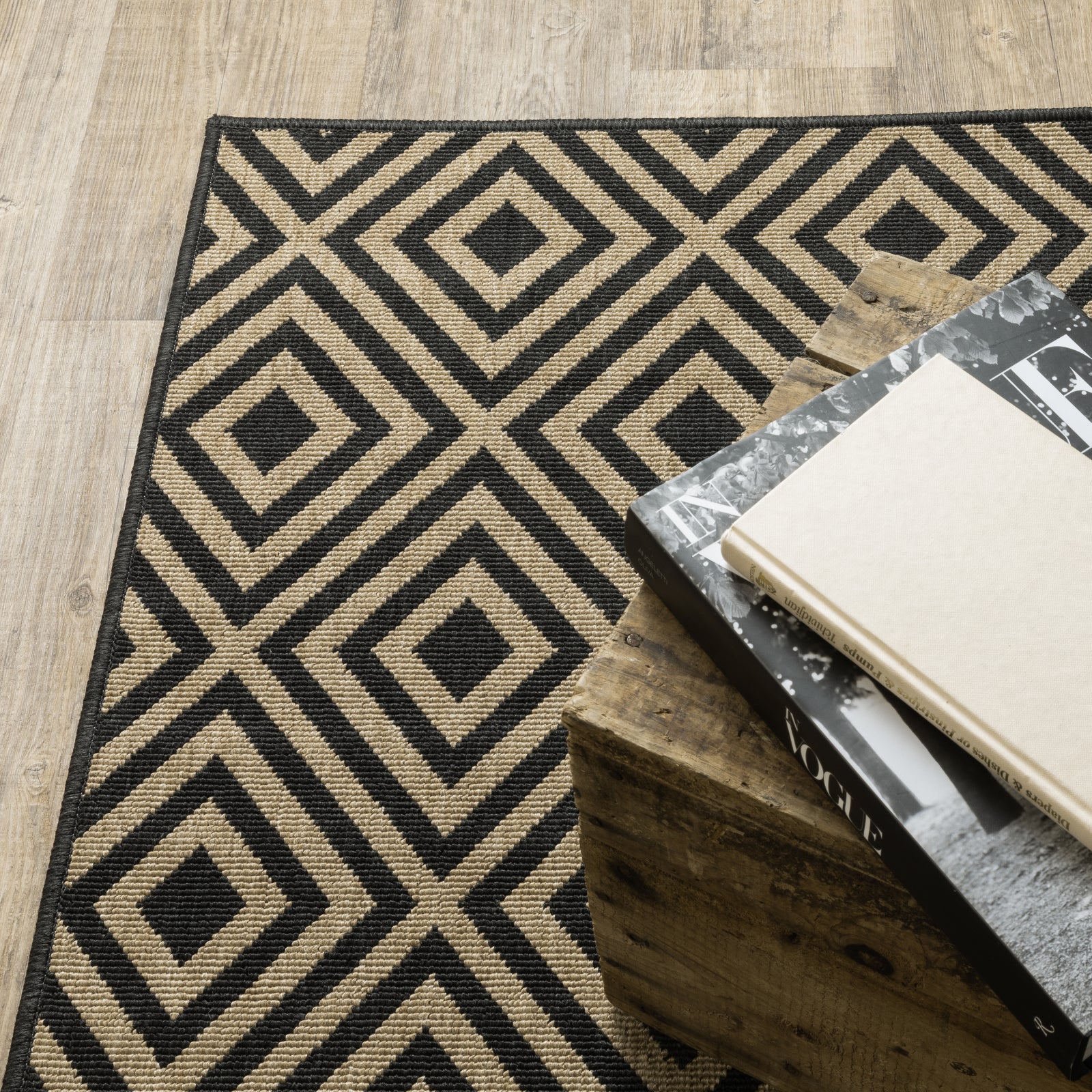 Oriental Weavers Marina 2335K Black/Tan Area Rug – Incredible Rugs