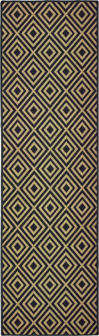 Oriental Weavers Marina 2335K Black/Tan Area Rug  Runner