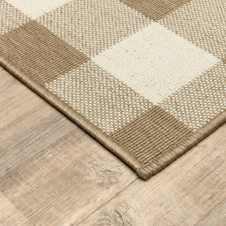 Oriental Weavers Marina 2598I Tan/Ivory Area Rug Corner Image