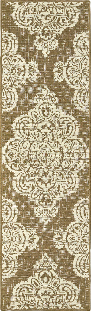 Oriental Weavers Marina 5929J Tan/Ivory Area Rug 2'3'' X 7'6'' Runner