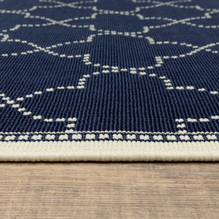 Oriental Weavers Marina 6025P Navy/Ivory Area Rug Pile Image