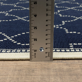 Oriental Weavers Marina 6025P Navy/Ivory Area Rug Pile Image