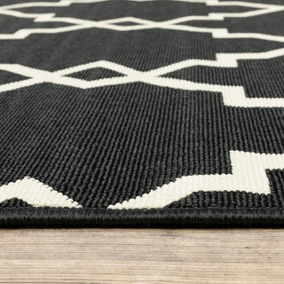 Oriental Weavers Marina 7763K Black/Ivory Area Rug Pile Image