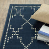 Oriental Weavers Marina 7765B Navy/Ivory Area Rug Room Scene 1