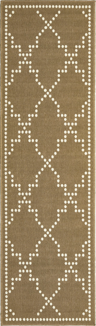 Oriental Weavers Marina 7765Y Tan/Ivory Area Rug 2'3'' X 7'6'' Runner