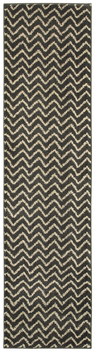 Oriental Weavers Marrakesh 5993E Slate/Ivory Area Rug 2' 7 X 10' 0