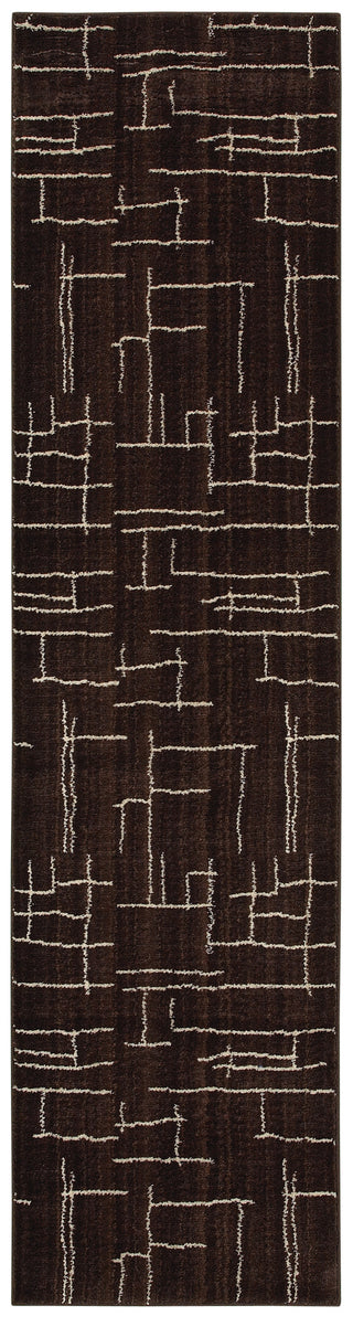 Oriental Weavers Marrakesh 8022N Brown/Ivory Area Rug 2' 7 X 10' 0 Runner