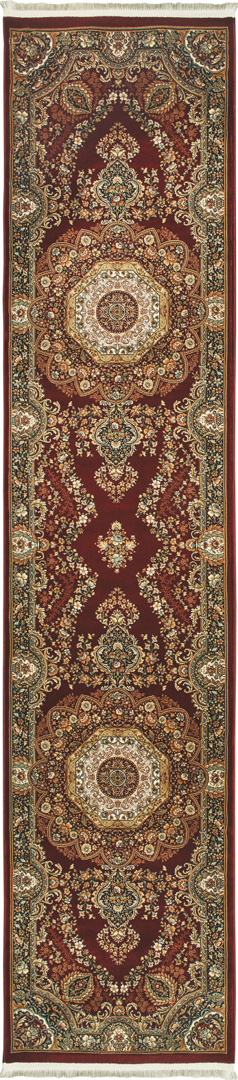 Oriental Weavers Masterpiece 113R2 Red/ Multi Area Rug 2'3'' X 10' Runner
