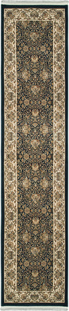 Oriental Weavers Masterpiece 1331B Navy/ Ivory Area Rug 2'3''X 10' Runner