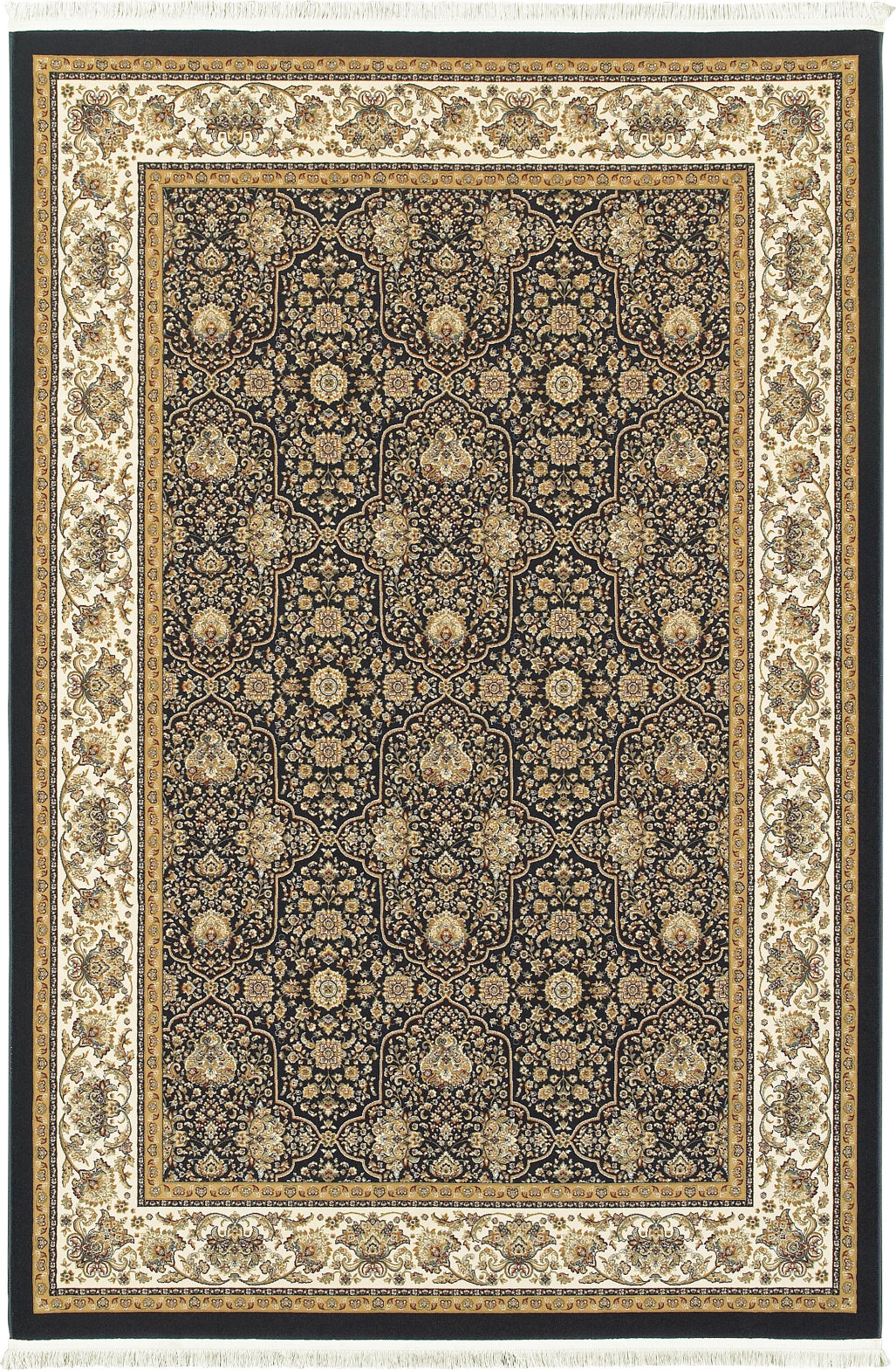 Oriental Weavers Masterpiece 1331B Navy/ Ivory Area Rug main image featured