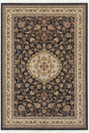 Oriental Weavers Masterpiece 033B2 Black/ Ivory Area Rug main image featured