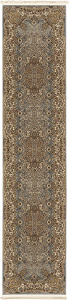 Oriental Weavers Masterpiece 502L2 Blue Gold Area Rug Runner Image